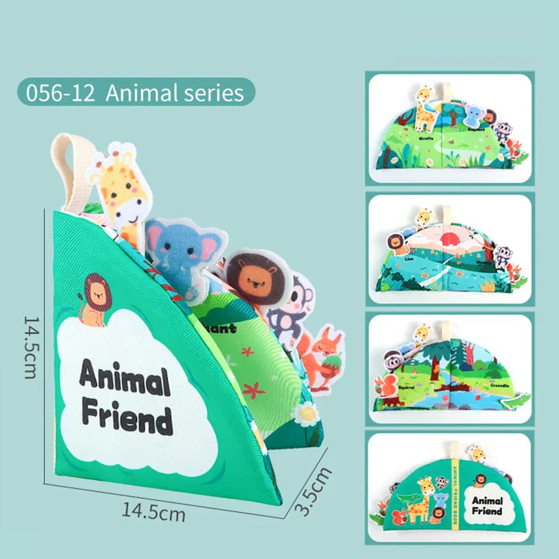 Befez | Sensory Baby Book - Interactive Touch & Feel Toy