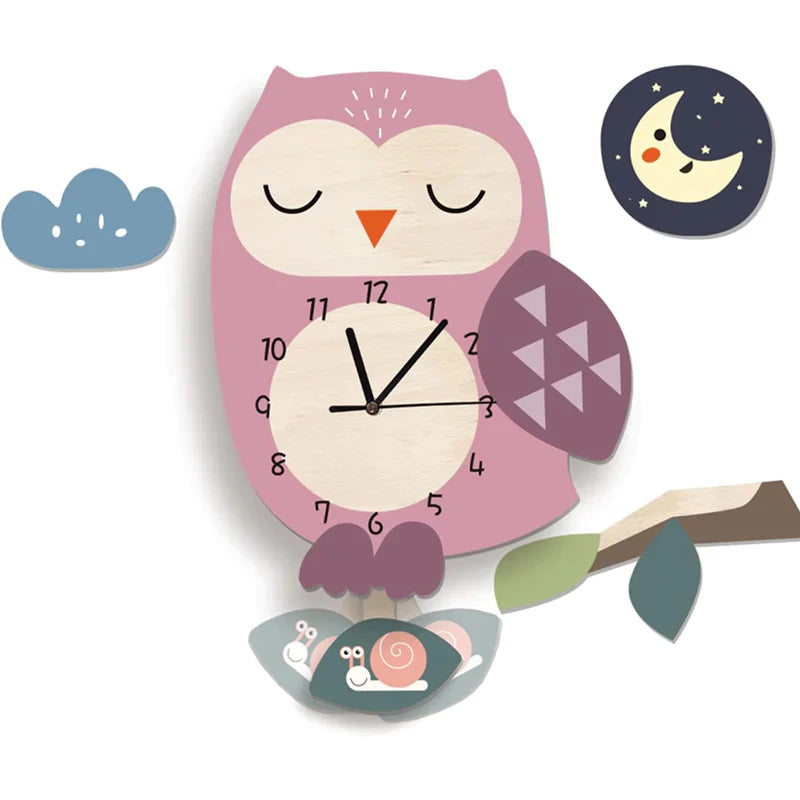 Fun Kids Animal Wall Clock