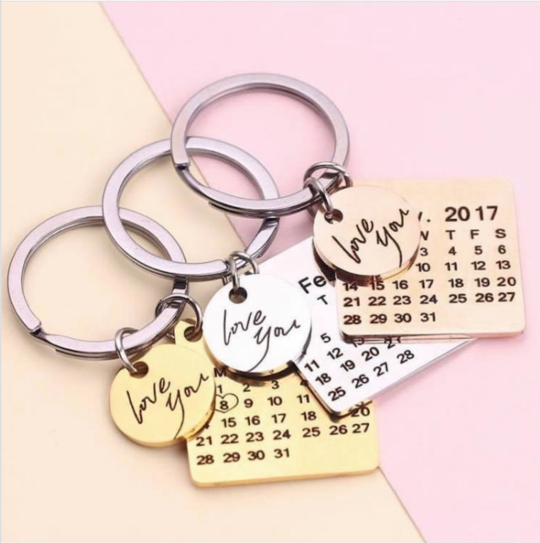 Mini Daily Planner Keychain