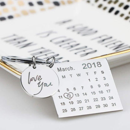 Mini Daily Planner Keychain