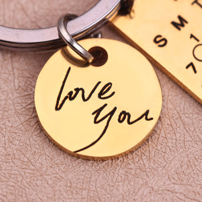 Mini Daily Planner Keychain