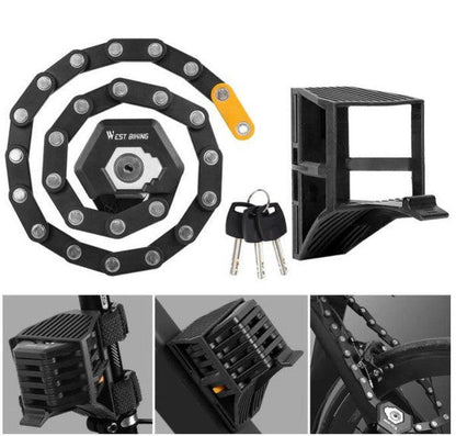 Portable Compact Bicycle Lock for Men Women