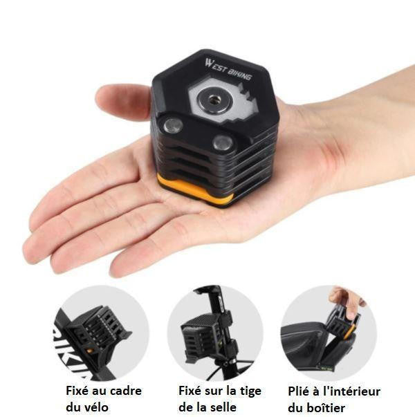 Portable Compact Bicycle Lock for Men Women