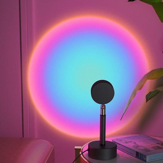 Colorful Sunset Projection Table Lamp