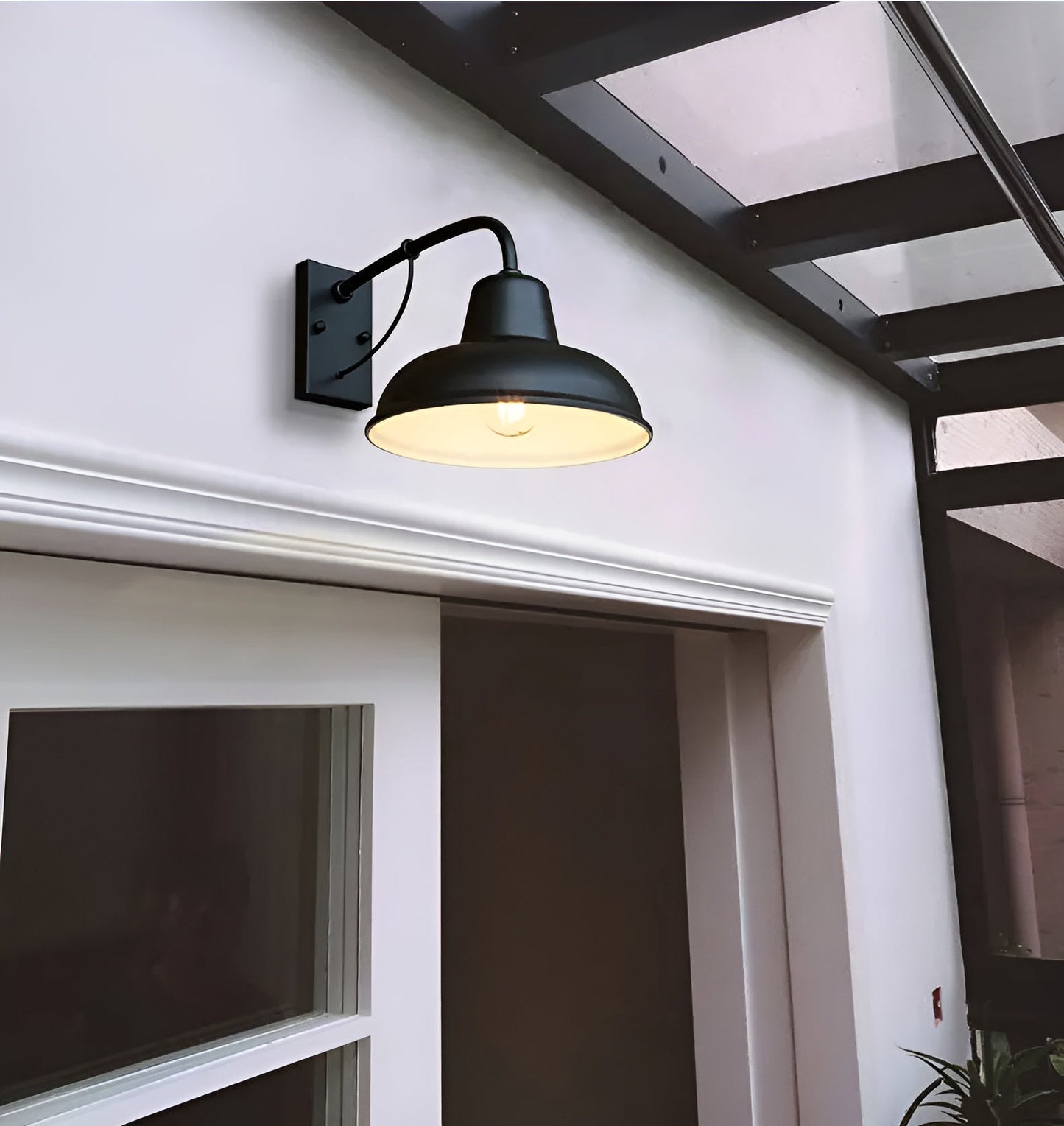 Rustic Metal Outdoor Wall Light