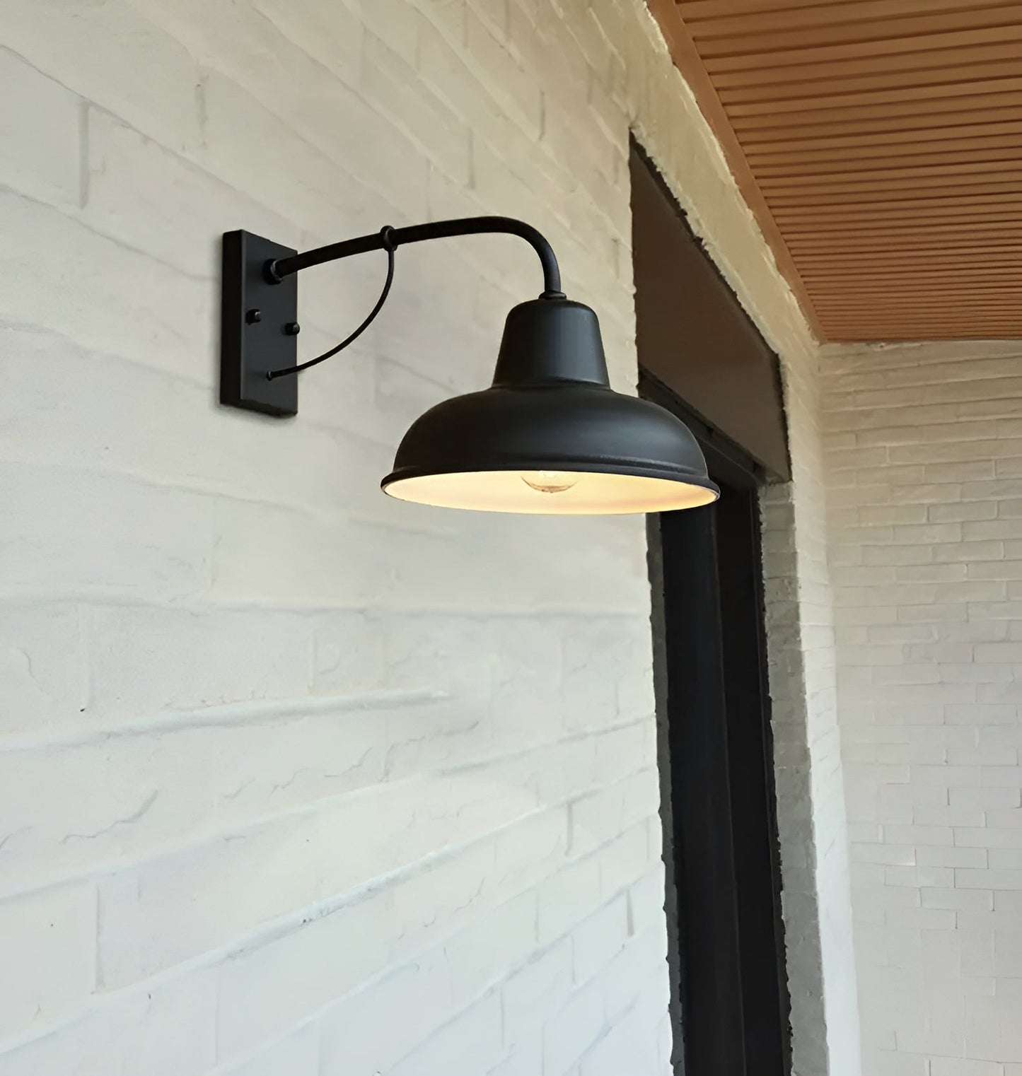 Rustic Metal Outdoor Wall Light - Befez