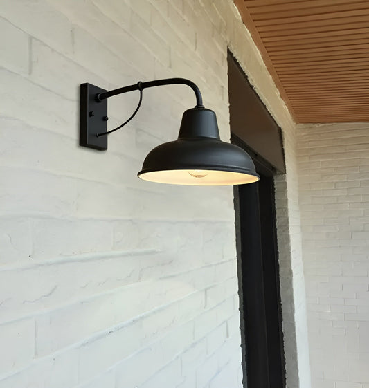 Rustic Metal Outdoor Wall Light - Befez