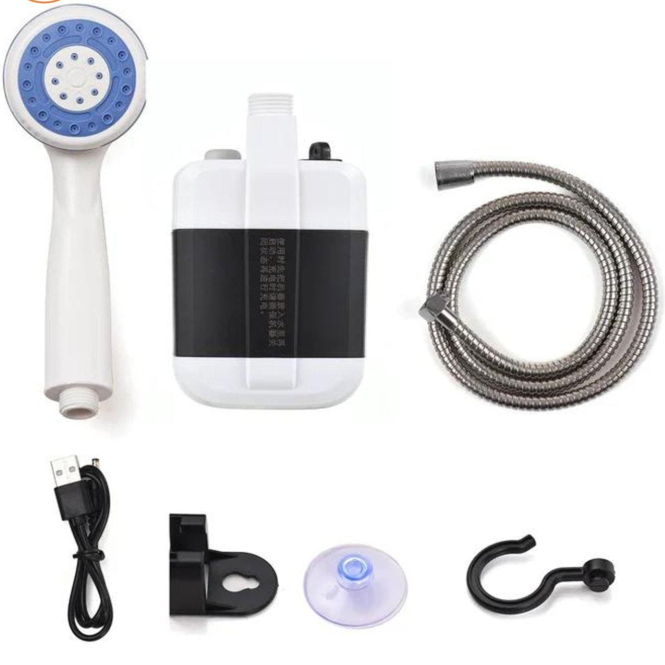 Compact Portable Shower Head System