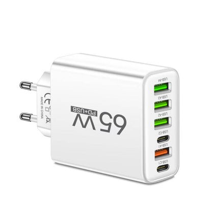 Fast 6-Port USB Charger for Home and Travel Use - Befez
