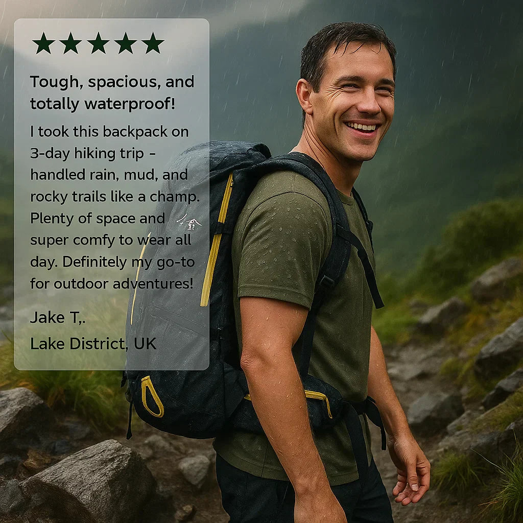 Waterproof 40L Hiking Backpack for Outdoor Travel