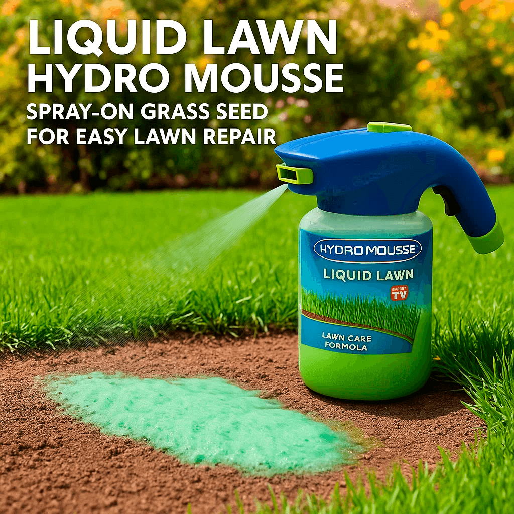 Quick Fix Lawn Seed Spray for Thin Spots & Pet Areas