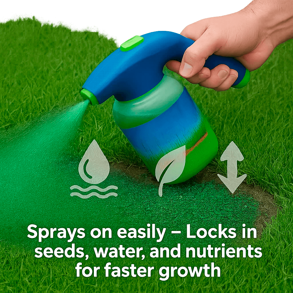 Quick Fix Lawn Seed Spray for Thin Spots & Pet Areas