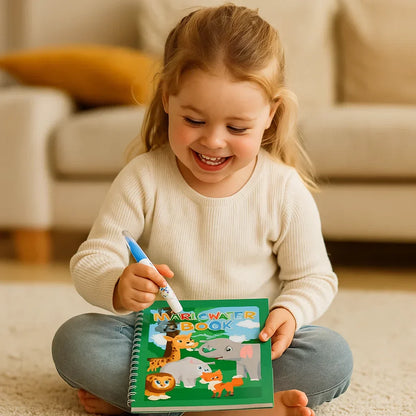 Colorful Kids Watercolor Painting Book Set