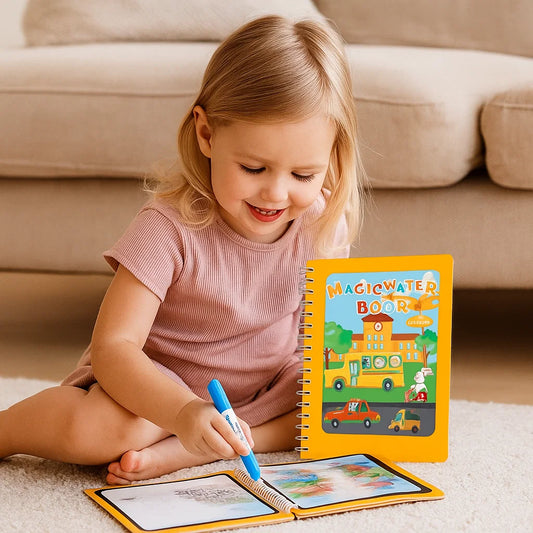 Colorful Kids Watercolor Painting Book Set - Befez
