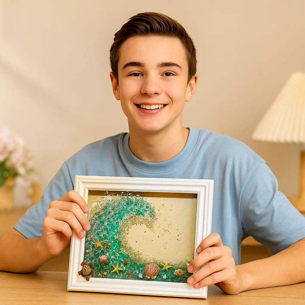 DIY Coastal Glass Craft Kit