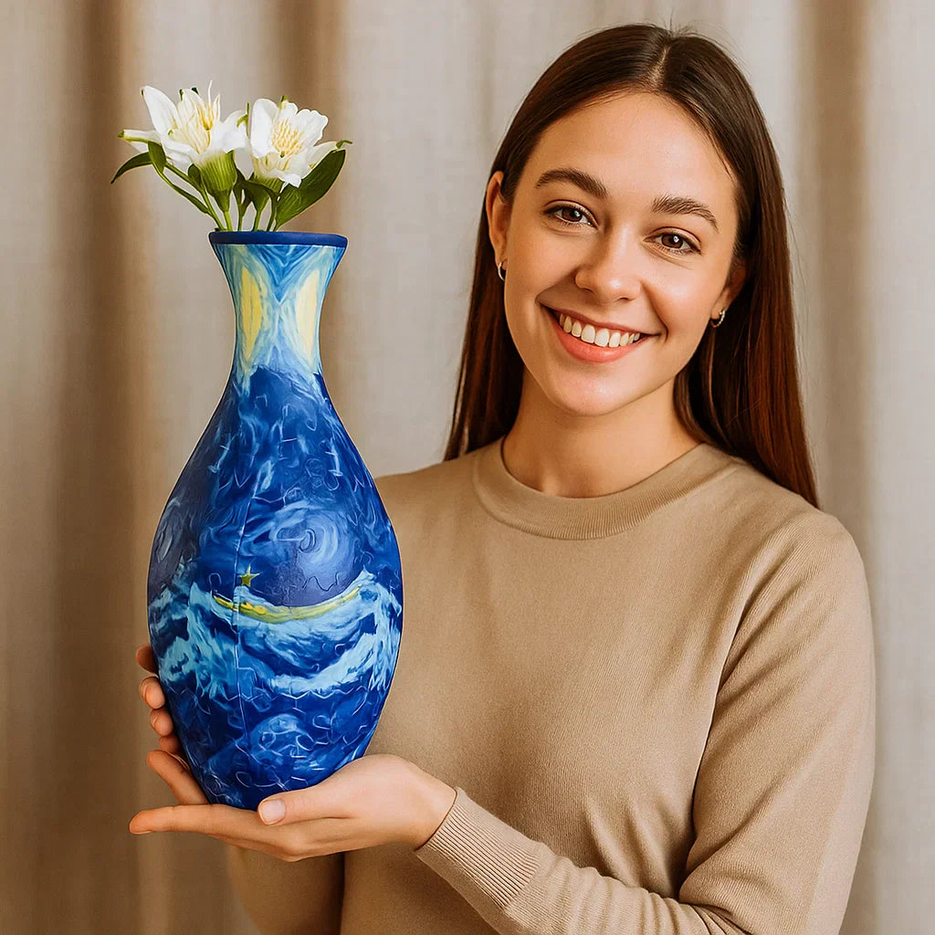 Beautiful 3D Flower Vase Puzzle