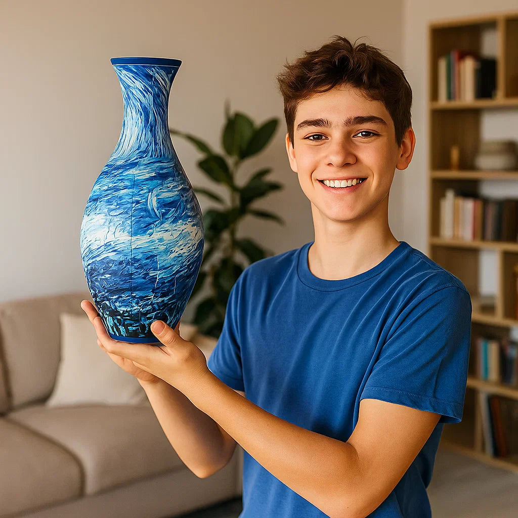 Beautiful 3D Flower Vase Puzzle