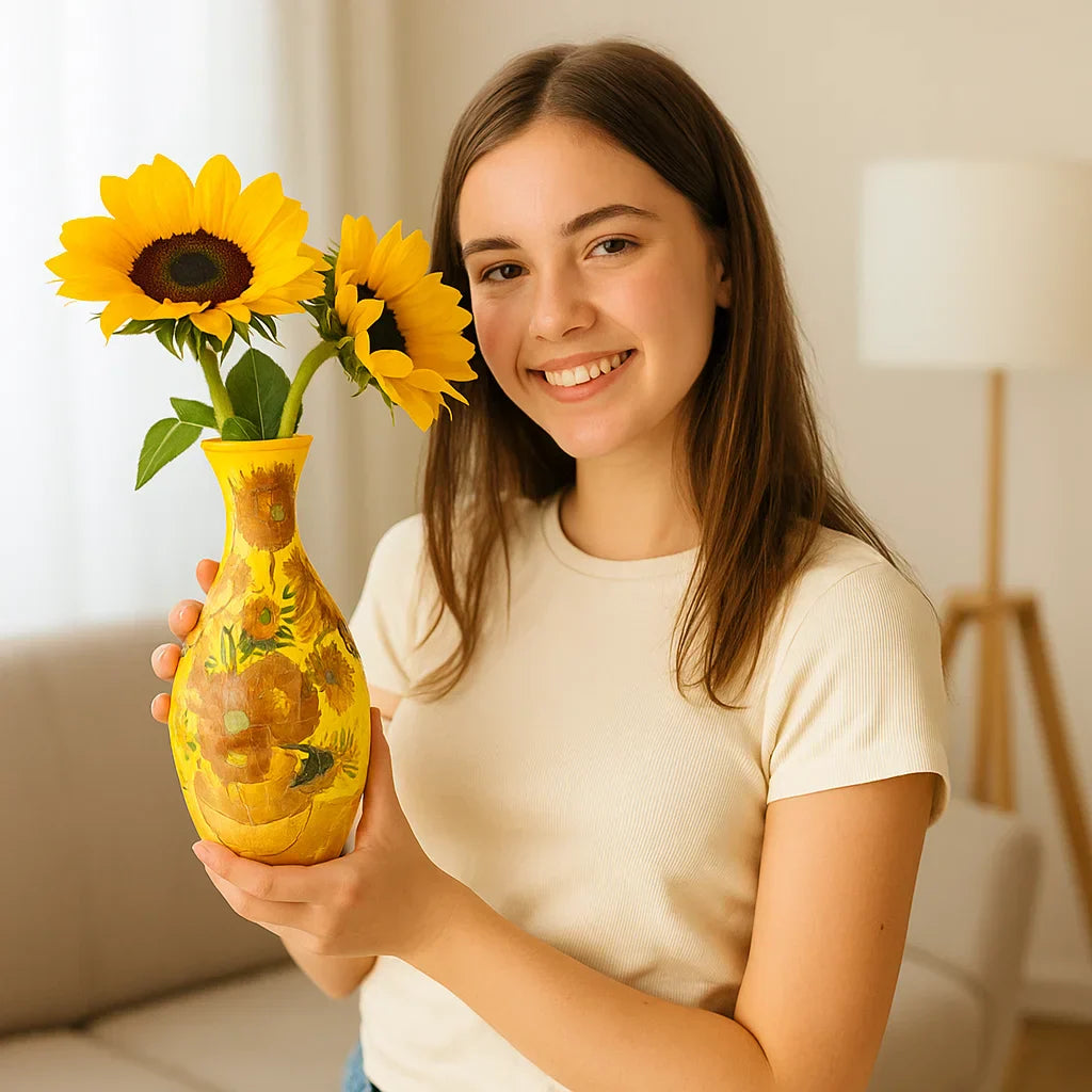 Beautiful 3D Flower Vase Puzzle
