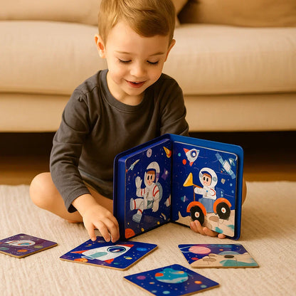 Fun Learning Magnetic Puzzle Book