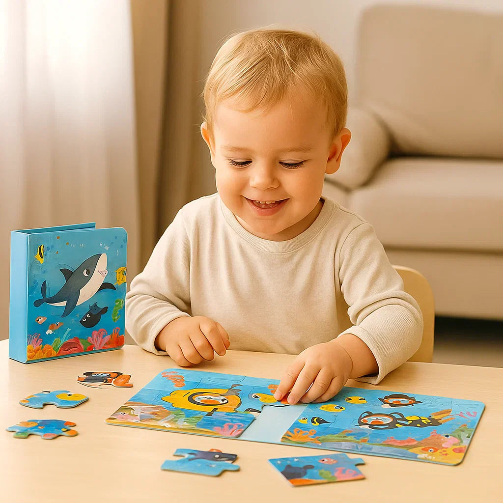 Fun Learning Magnetic Puzzle Book