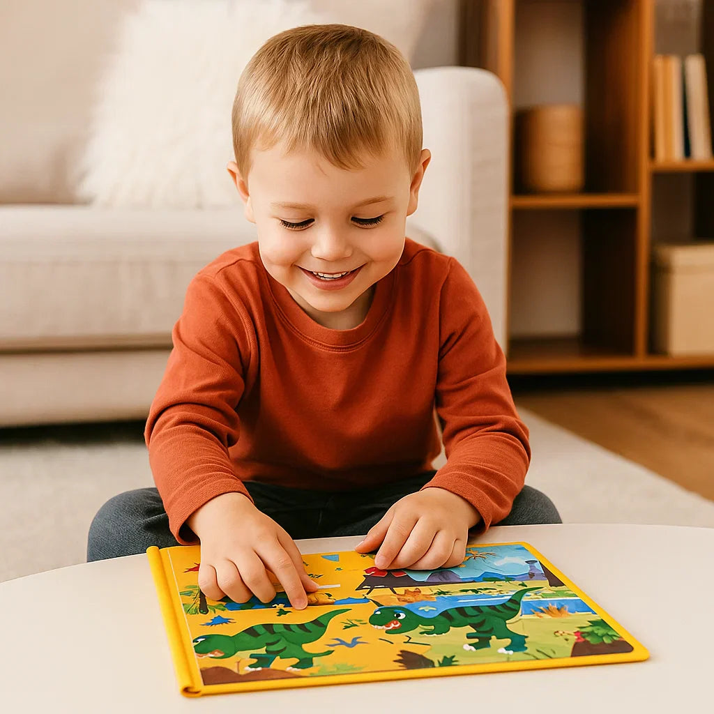 Fun Learning Magnetic Puzzle Book