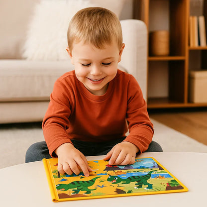Fun Learning Magnetic Puzzle Book