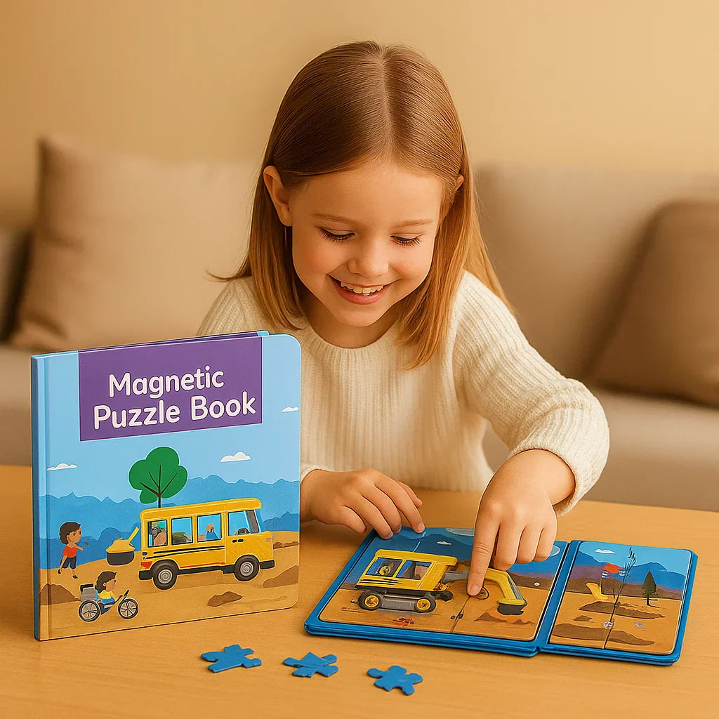 Fun Learning Magnetic Puzzle Book
