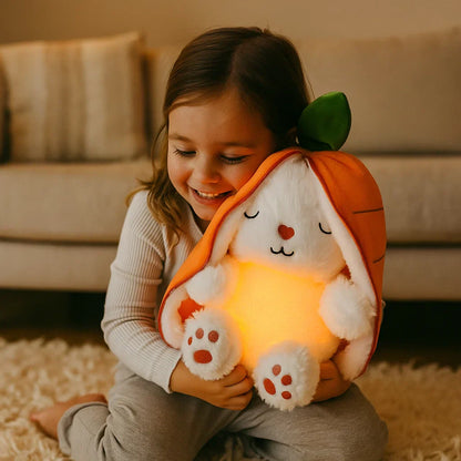 Cuddly Orange Bunny Soft Toy