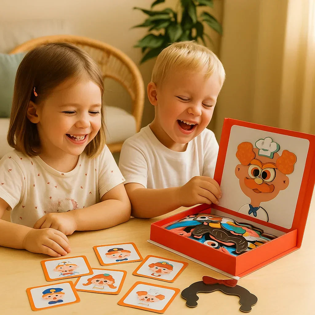 Fun Kids Leather Emotions Puzzle Toy - Befez