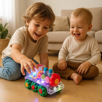 Colorful Musical Train Lamp Toy - Befez