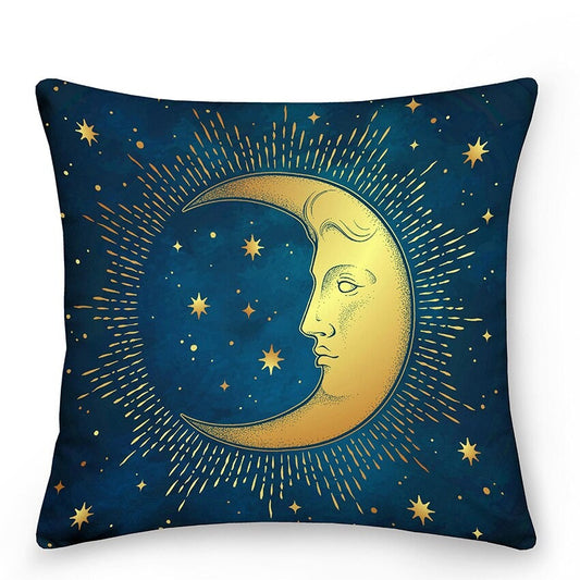 Cosy Astrology Sun Moon Throw Pillows - Befez