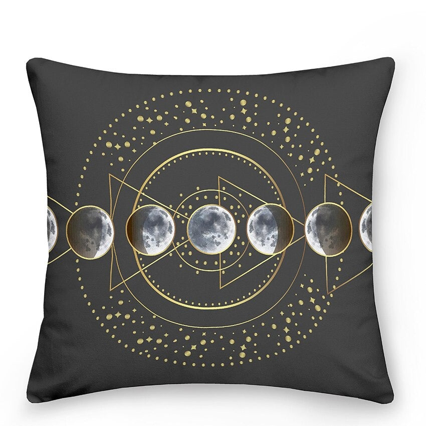 Cosy Astrology Sun Moon Throw Pillows