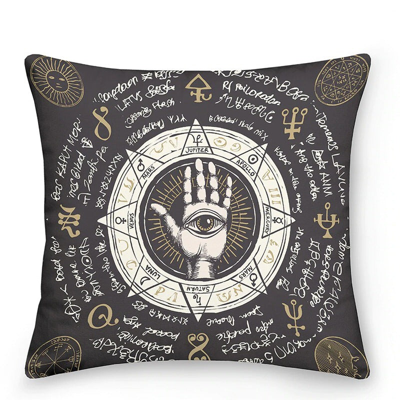 Cosy Astrology Sun Moon Throw Pillows