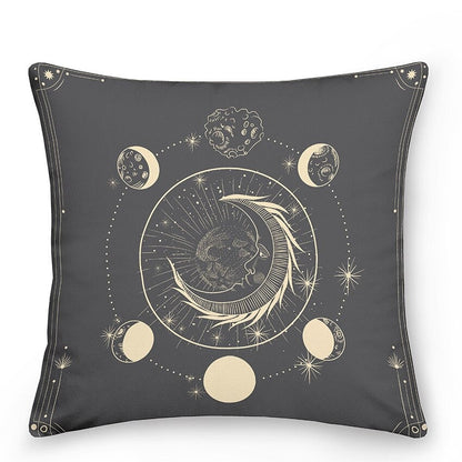 Cosy Astrology Sun Moon Throw Pillows