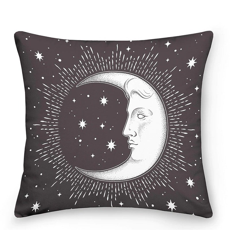 Cosy Astrology Sun Moon Throw Pillows