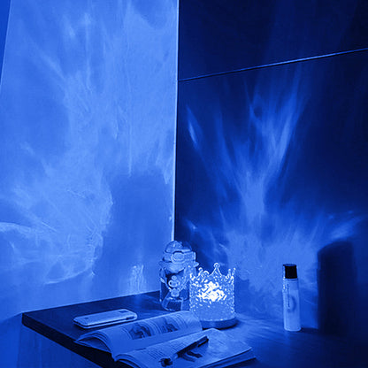 Colorful Ocean Wave Table Lamp Projector