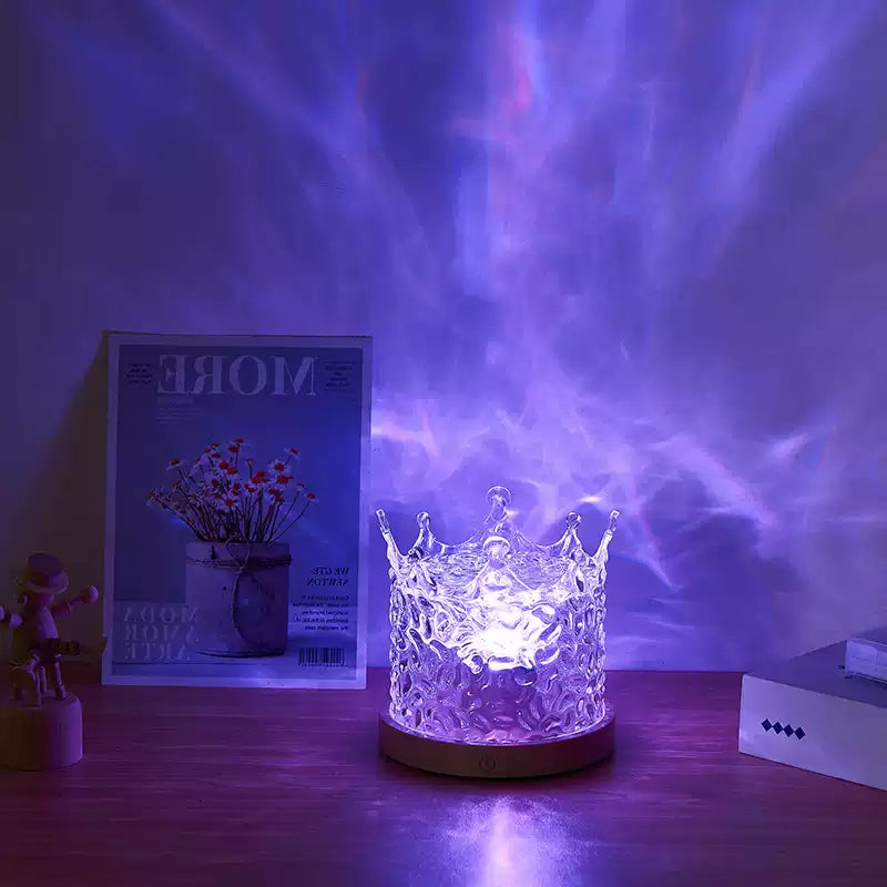 Colorful Ocean Wave Table Lamp Projector