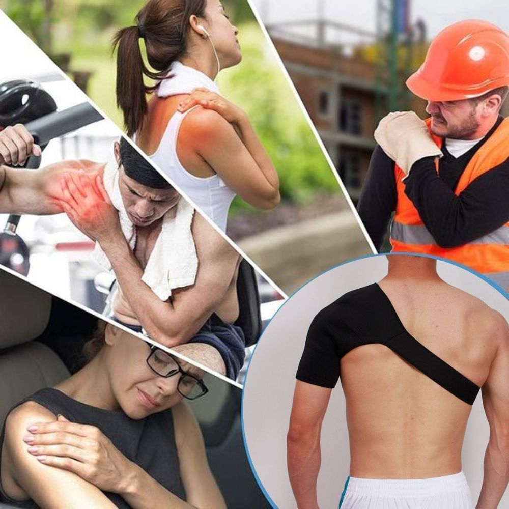 Comfortable Sports Shoulder Strap for Injury Support