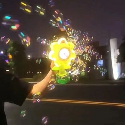 Colorful Automatic Bubble Blowing Machine