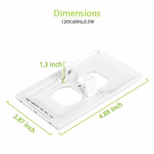 Smart Automatic Outlet Night Light Cover