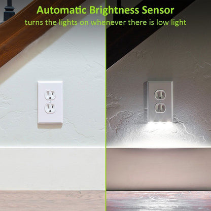 Smart Automatic Outlet Night Light Cover