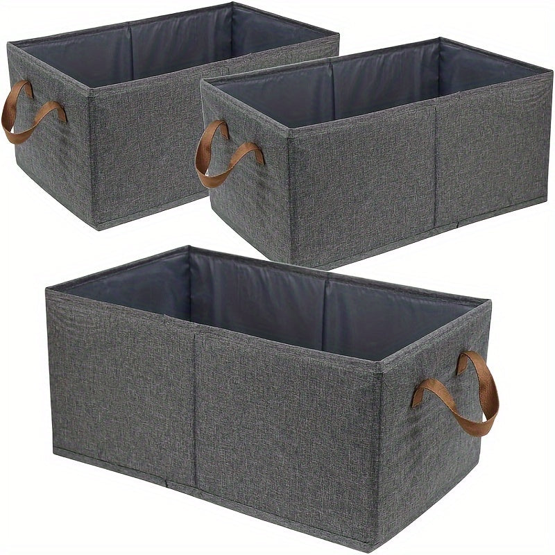 Stylish Collapsible Storage Basket Set of 3 - Befez