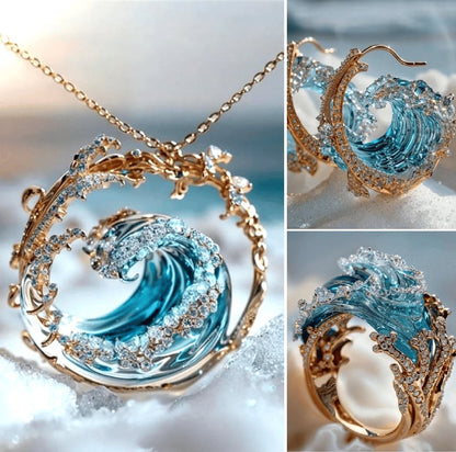 Classic Nautical Gold Silver Necklace
