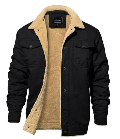 Classic Pilot Bomber Leather Jacket - Befez