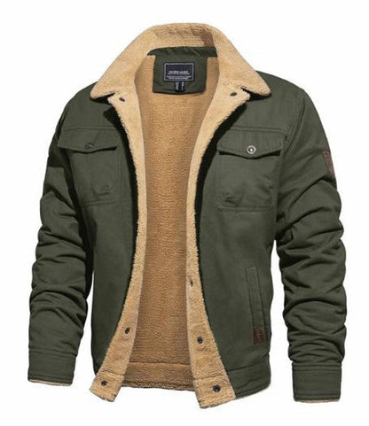 Classic Pilot Bomber Leather Jacket
