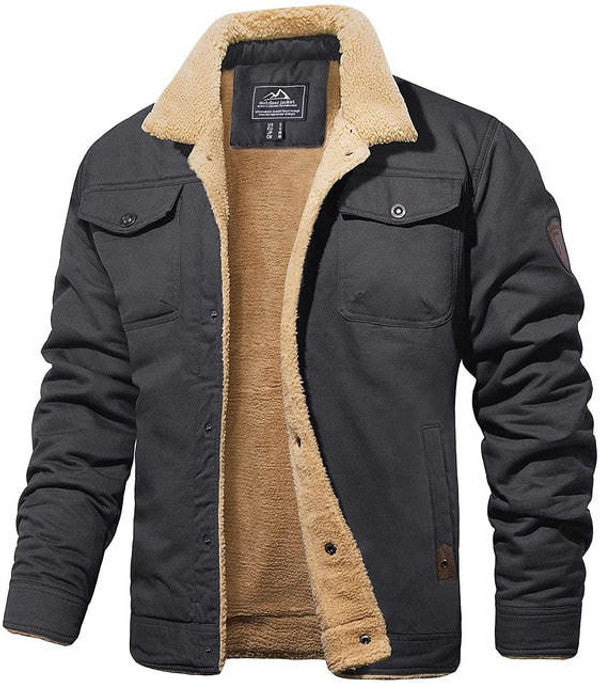 Classic Pilot Bomber Leather Jacket