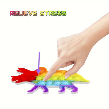 Colorful Dinosaur Fidget Toy For Kids Stress Relief
