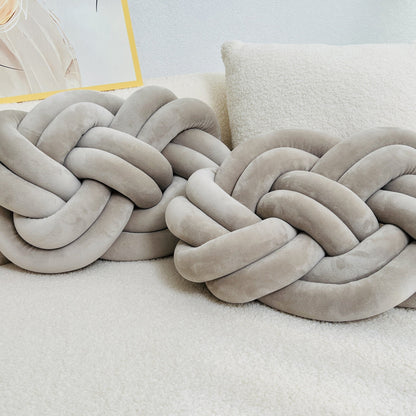 Soft Plush Pillow Set with 2 Decorative Cushions