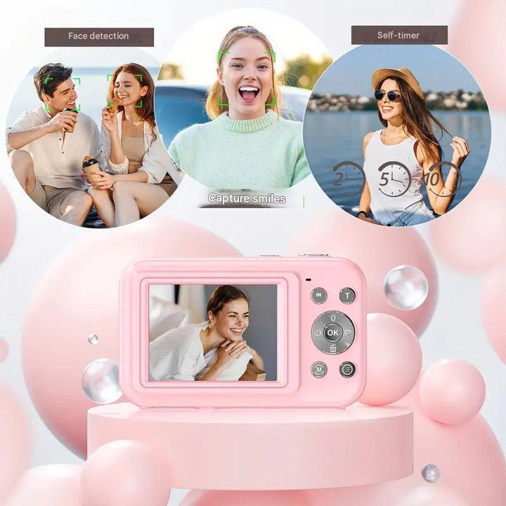 Classic Digital Camera - Retro Compact 1080p Camera