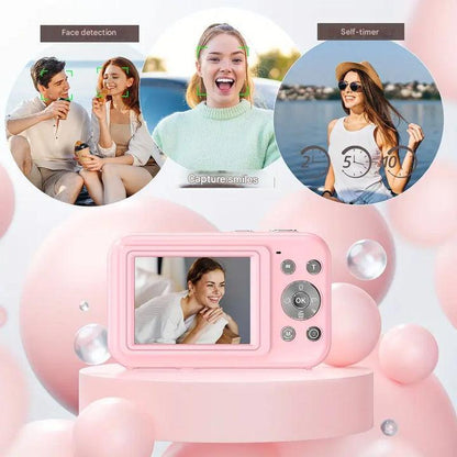 Classic Digital Camera - Retro Compact 1080p Camera